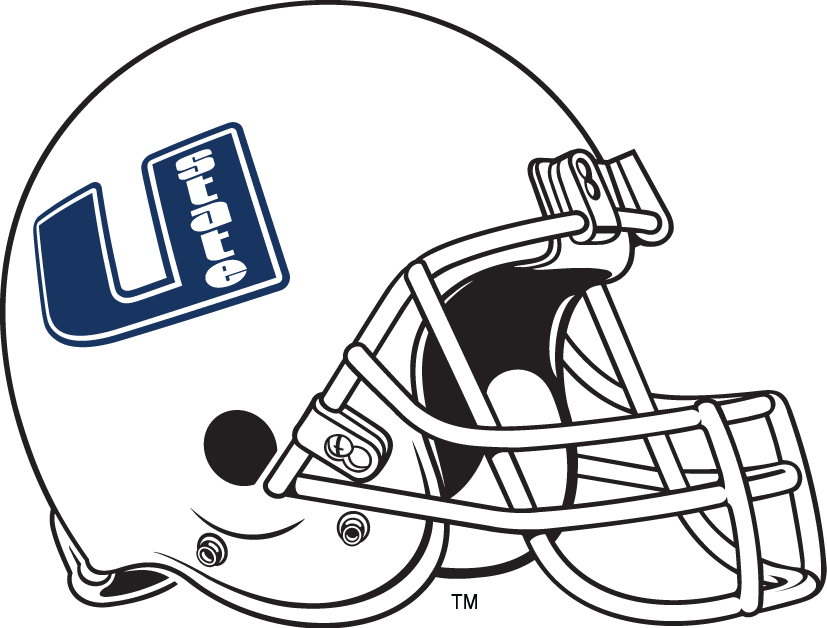 Utah State Aggies 2001-2011 Helmet Logo diy DTF decal sticker